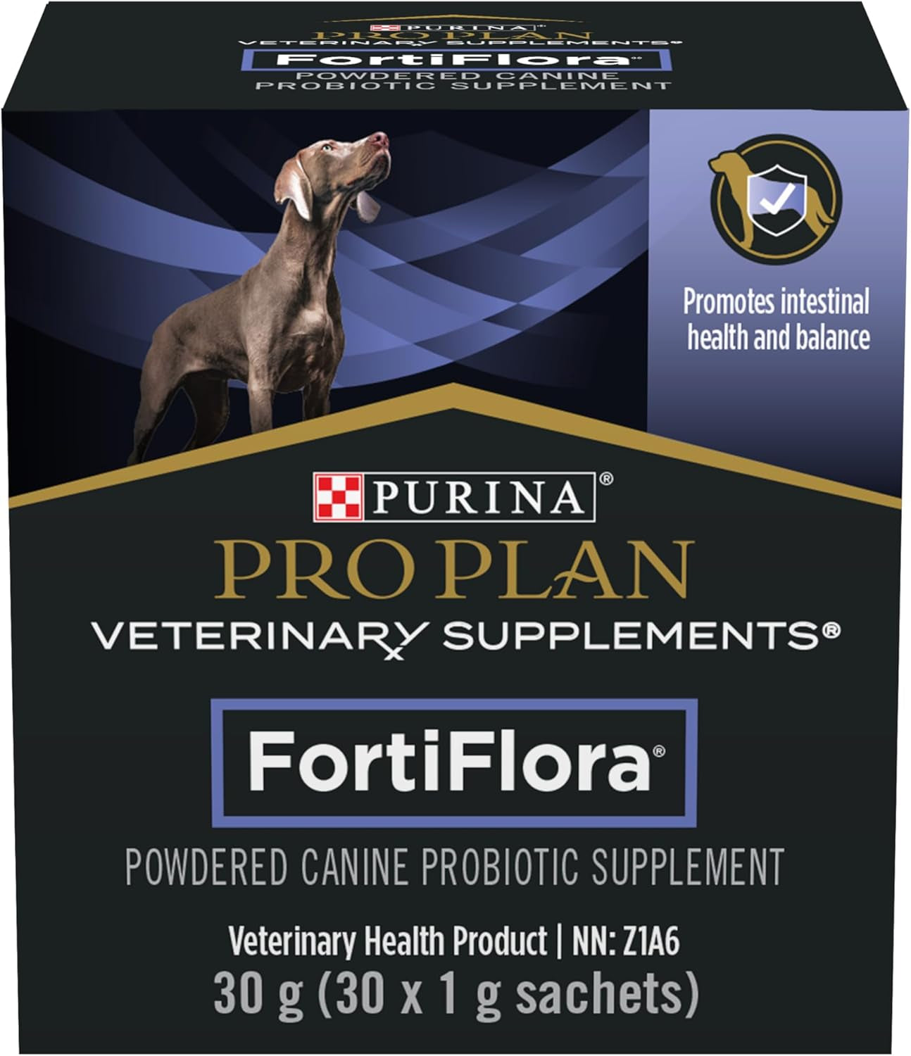 Purina Pro Plan Veterinary Supplements Fortiflora Powdered Dog Probiotics - 30 G Sachets (Pack of 30)