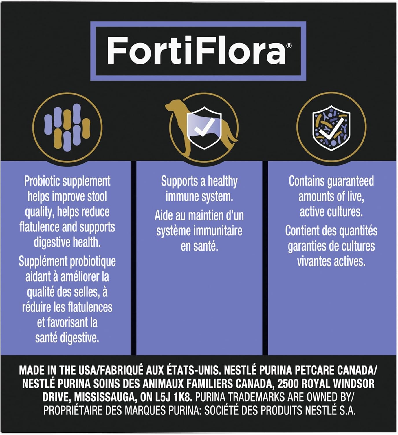 Purina Pro Plan Veterinary Supplements Fortiflora Powdered Dog Probiotics - 30 G Sachets (Pack of 30)